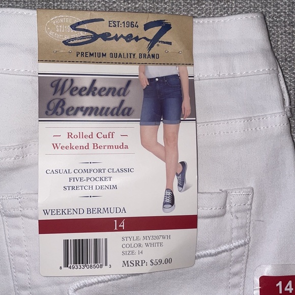 Brand New with Tag Seven7 Weekend Bermuda size 14 - Picture 5 of 5
